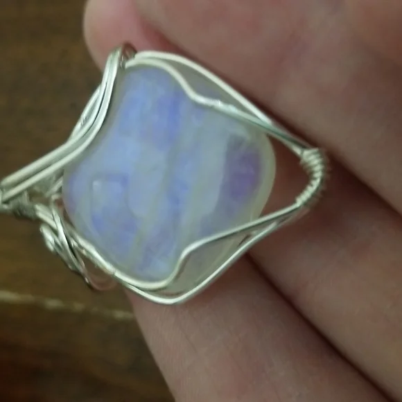 square moonstone wire wrapped - Picture 4 of 6